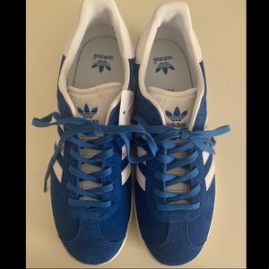 Blue Adidas sneakers